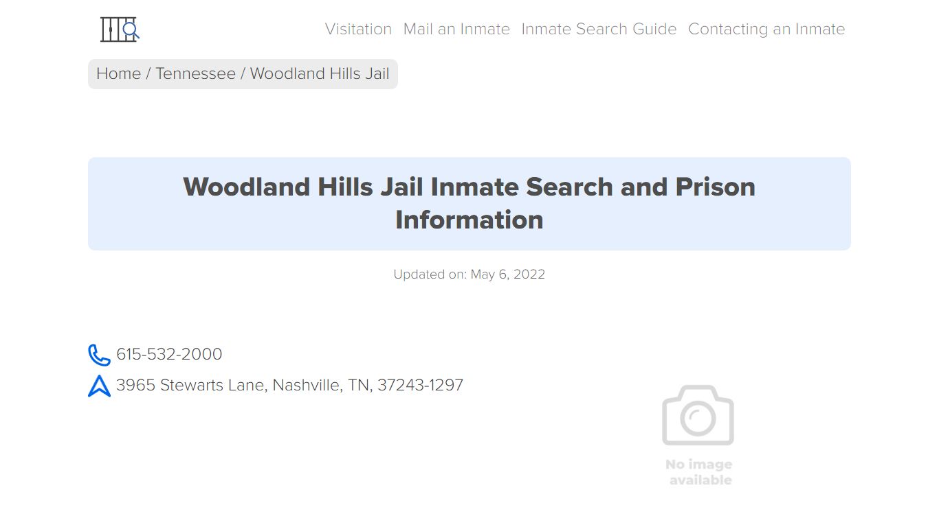 Woodland Hills Jail Inmate Search, Visitation, Phone no ...